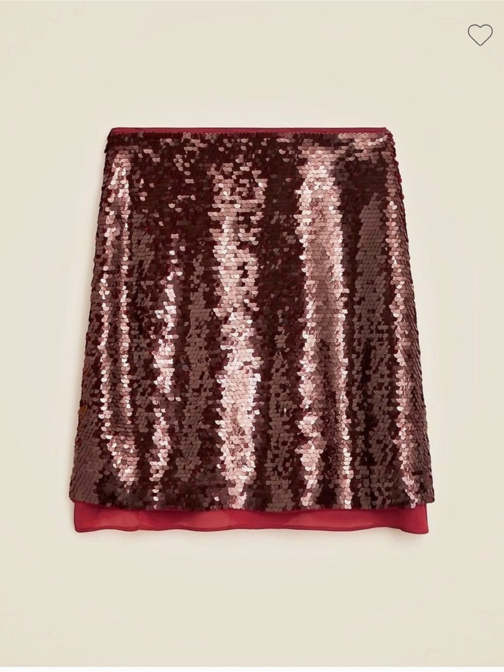 Mini Skirt J.Crew Chiffon-Lined Sequin Skirt in metallic silver. This party-read